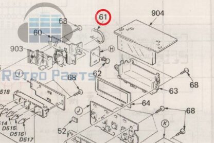 SONY FH-1215CD (TC-215R) belts kit - Image 3