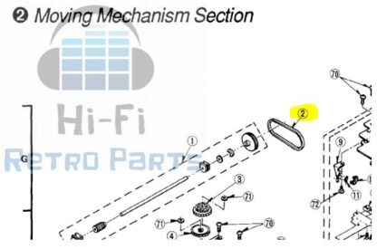 Loading belt for PANASONIC AG-7150 / AG-7350 - Image 2