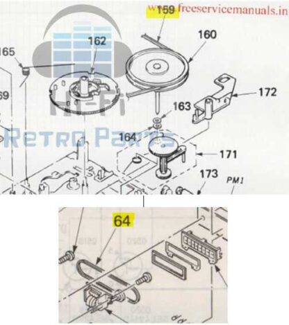 SONY TC-FX400 repair kit - Image 2
